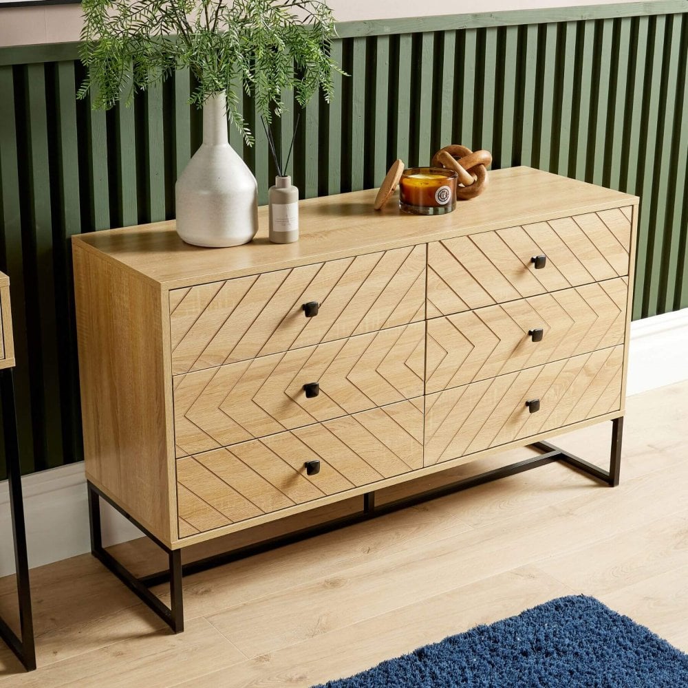 AZTEC CHEST 6 DRAWERS