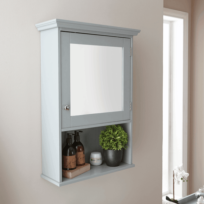 COLONIAL MIRRORED STORAGE CABINET