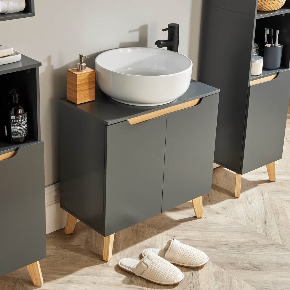 FLORENCE UNDER SINK CABINET GREY